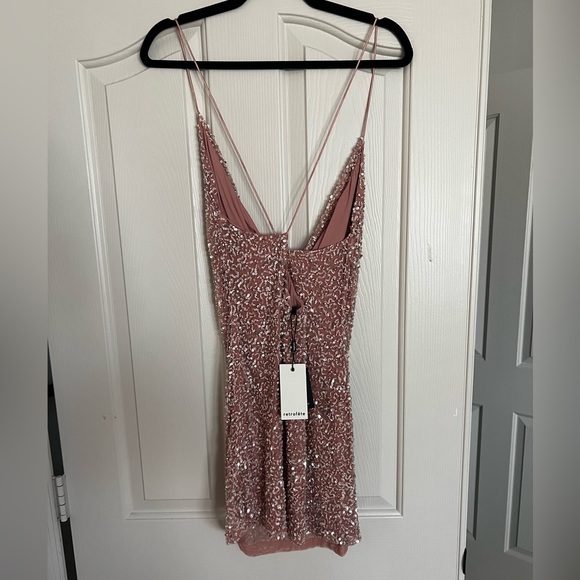 NWT Retrofete Mich Mini Dress in Pink - Picture 4 of 5